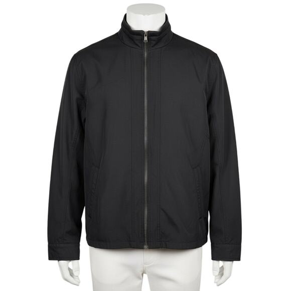 Calvin Klein Men's XXL Black Full Zip Jacket Windbreaker Mesh Lined Performance - Picture 1 of 13